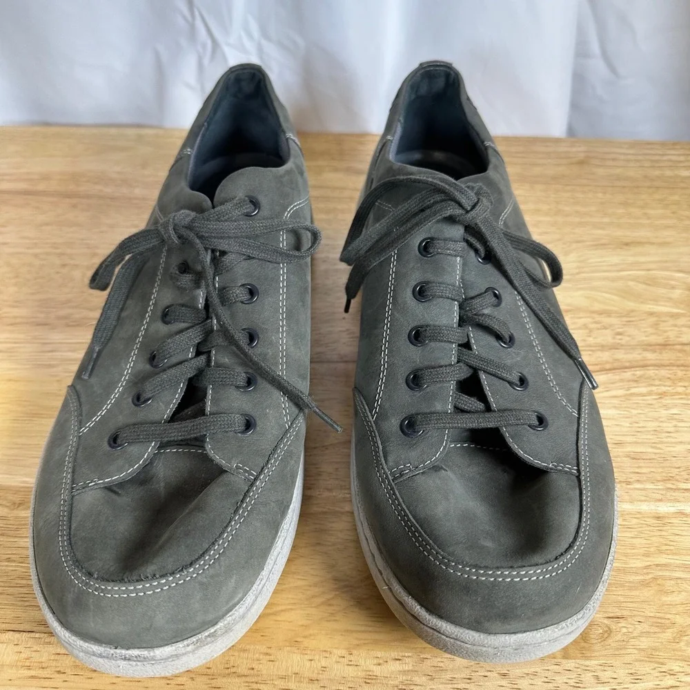 Dansko Vaughn Casual Sneakers Mens Green Suede Leather Lace‎ Up EU 47 US 13.5-14